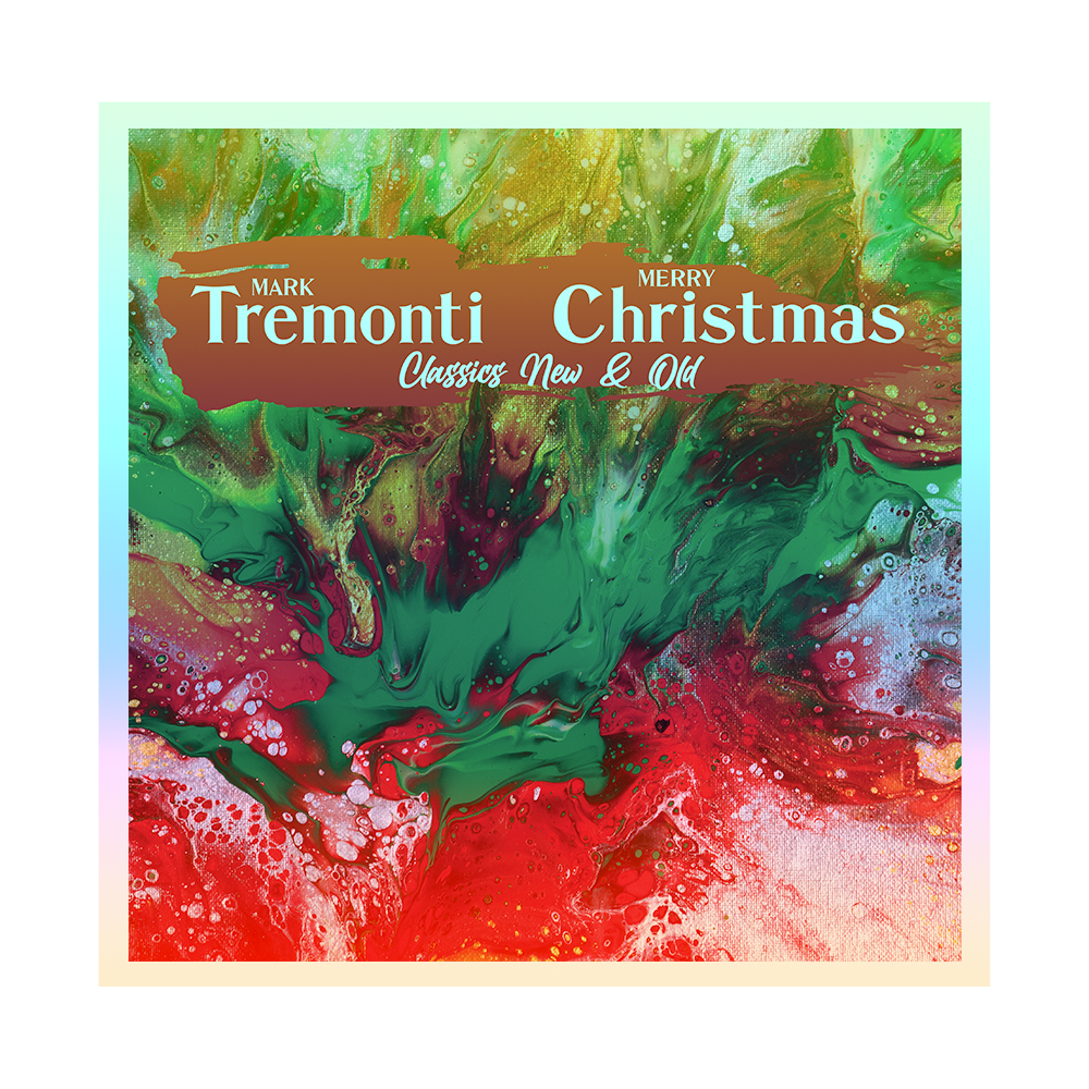 4x4" Holographic Sticker - Mark Tremonti Merry Christmas